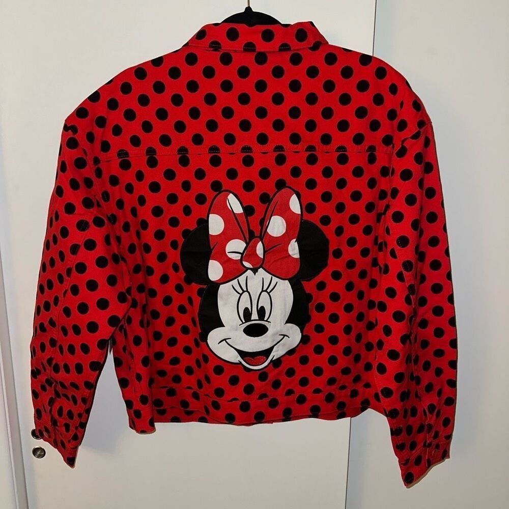 Disney Red & Black Polka Dot Minnie Mouse Jacket